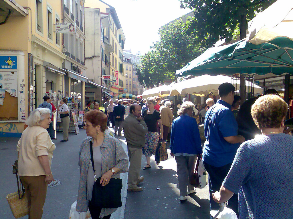 Le marché dominical&nbsp;d&rsquo;Ouchy