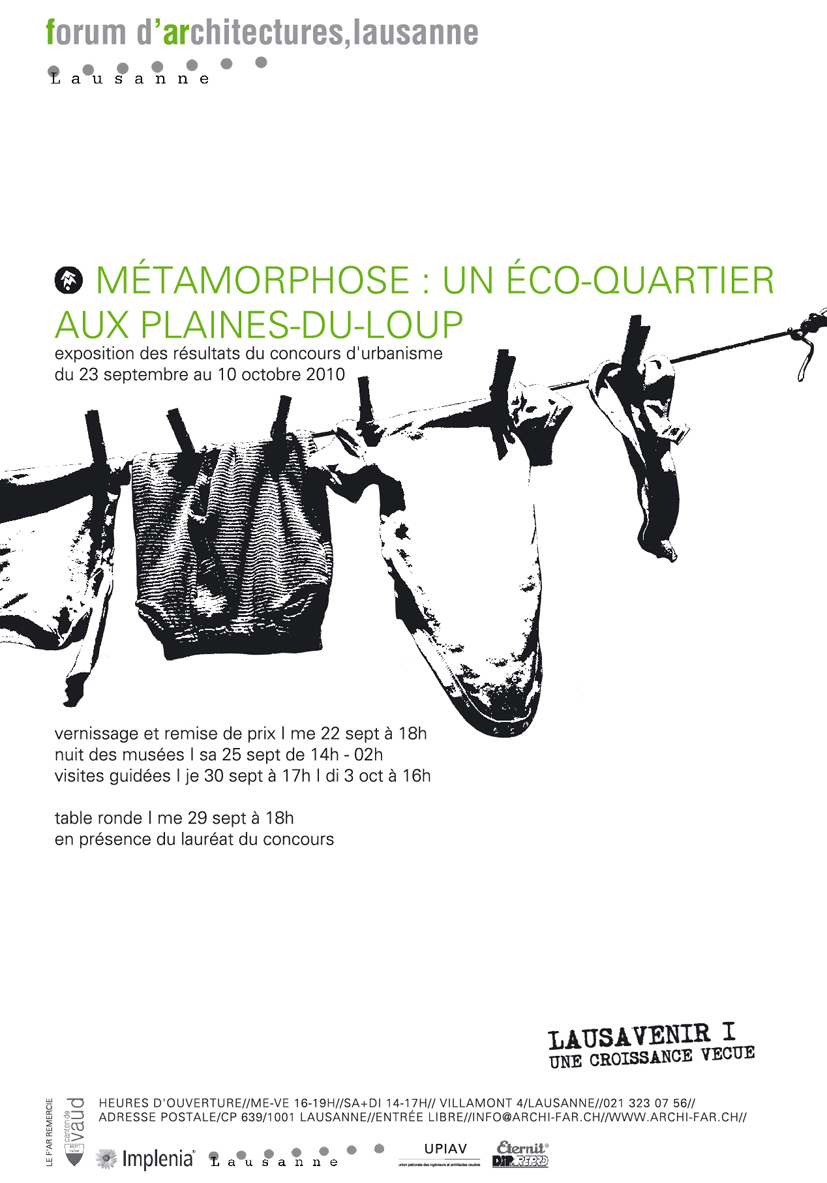 écoquartier des Plaines-du-Loup: bientôt les&nbsp;résultats!