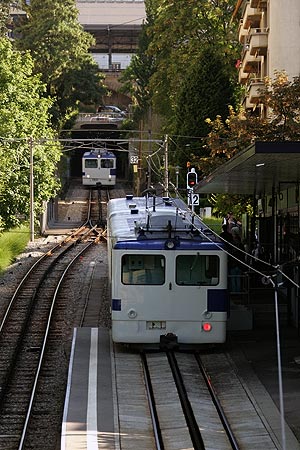 Lausanne Metro, Line 2, how it used to&nbsp;be.