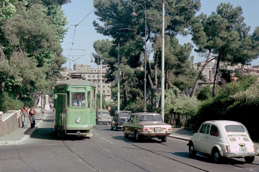 La scomparsa dei tram negli anni&nbsp;60.
